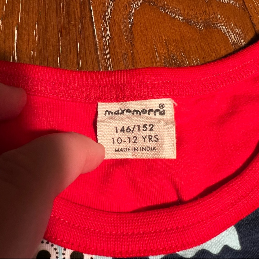 Maxomorra Girls Dress 10-12 146/152 Ghosts Halloween Fall Pockets Long Sleeve - Picture 8 of 10